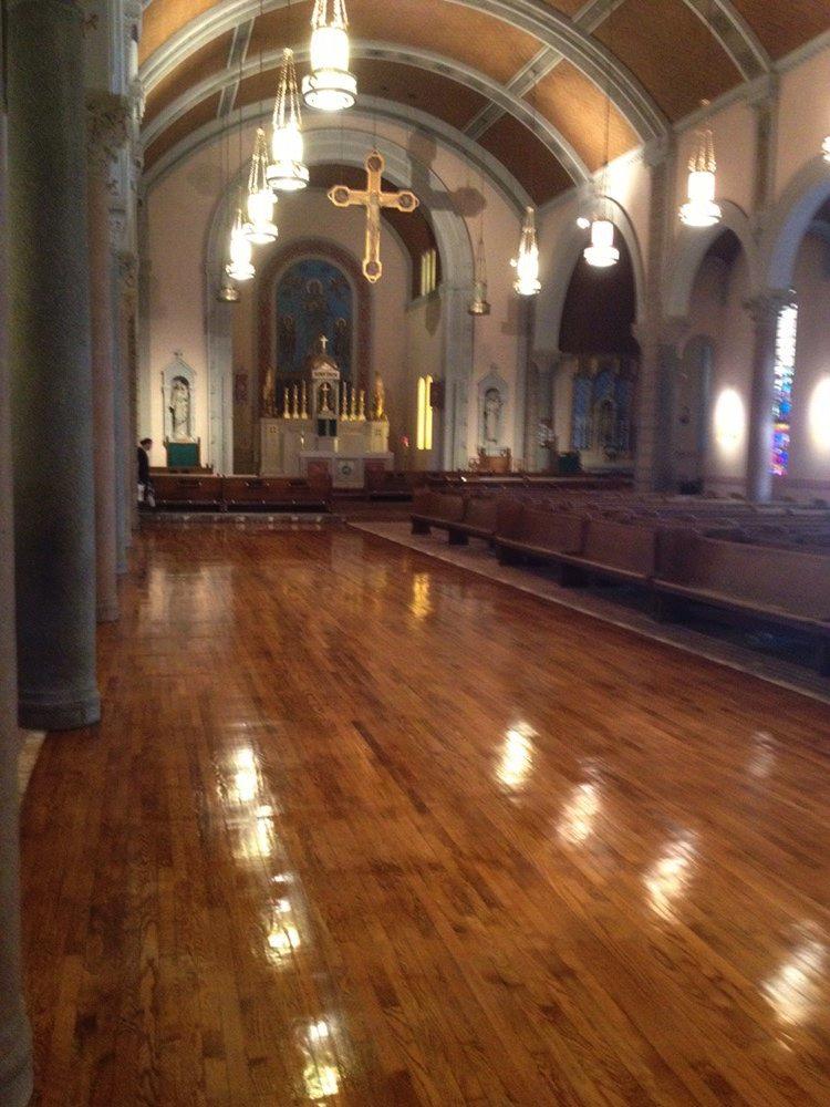 Refinished Hardwood at Jenkintown Church